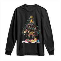 Funny Native American Christmas Tree Medicine Wheel Long Sleeve Shirt