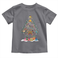 Funny Native American Christmas Tree Medicine Wheel Toddler T Shirt
