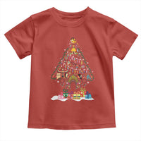 Funny Native American Christmas Tree Medicine Wheel Toddler T Shirt