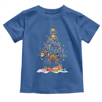 Funny Native American Christmas Tree Medicine Wheel Toddler T Shirt