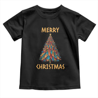 Funny Native American Eagle Feather Christmas Tree Toddler T Shirt