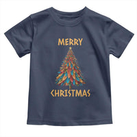 Funny Native American Eagle Feather Christmas Tree Toddler T Shirt