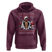 Funny A White Christmas Diddy Party Dirty Santa Hoodie