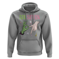 Funny Six Seven Witch Pink And Green Broomstick Magic Wand Hoodie - Wonder Print Shop