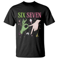 Funny Six Seven Witch Pink And Green Broomstick Magic Wand T Shirt - Wonder Print Shop