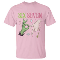 Funny Six Seven Witch Pink And Green Broomstick Magic Wand T Shirt - Wonder Print Shop