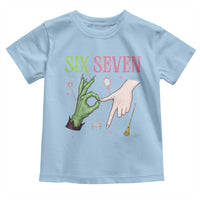 Funny Six Seven Witch Pink And Green Broomstick Magic Wand Toddler T Shirt - Wonder Print Shop