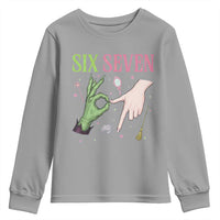 Funny Six Seven Witch Pink And Green Broomstick Magic Wand Youth Sweatshirt - Wonder Print Shop