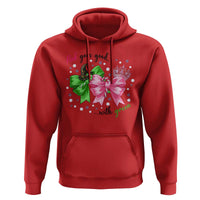 Funny Christmas Witch Pink Goes Good With Green Hoodie - Wonder Print Shop