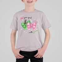 Funny Christmas Witch Pink Goes Good With Green T Shirt For Kid - Wonder Print Shop
