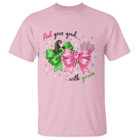 Funny Christmas Witch Pink Goes Good With Green T Shirt - Wonder Print Shop