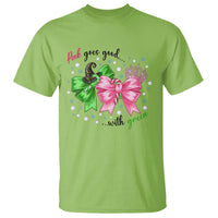 Funny Christmas Witch Pink Goes Good With Green T Shirt - Wonder Print Shop