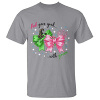 Funny Christmas Witch Pink Goes Good With Green T Shirt - Wonder Print Shop