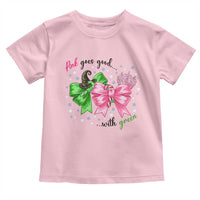 Funny Christmas Witch Pink Goes Good With Green Toddler T Shirt - Wonder Print Shop