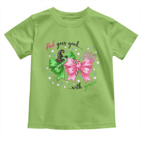 Funny Christmas Witch Pink Goes Good With Green Toddler T Shirt - Wonder Print Shop