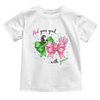 Funny Christmas Witch Pink Goes Good With Green Toddler T Shirt - Wonder Print Shop