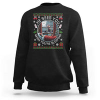 Funny Christmas Diddy Sweatshirt He Sees You When You Are Sleeping Baby Oil Ugly Xmas - Wonder Print Shop