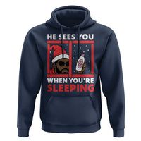Funny Christmas Diddy Hoodie He Sees You When You Are Sleeping Baby Oil - Wonder Print Shop