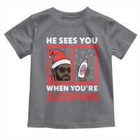 Funny Christmas Diddy Toddler T Shirt He Sees You When You Are Sleeping Baby Oil - Wonder Print Shop