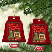Funny Democrat Christmas Ceramic Ornament Festive December Tiding Xmas Political Satire - Wonder Print Shop