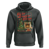 Funny Democrat Christmas Hoodie Festive December Tiding Xmas Political Satire - Wonder Print Shop