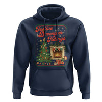 Funny Democrat Christmas Hoodie Festive December Tiding Xmas Political Satire - Wonder Print Shop