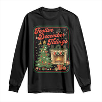 Funny Democrat Christmas Long Sleeve Shirt Festive December Tiding Xmas Political Satire - Wonder Print Shop