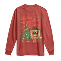 Funny Democrat Christmas Long Sleeve Shirt Festive December Tiding Xmas Political Satire - Wonder Print Shop
