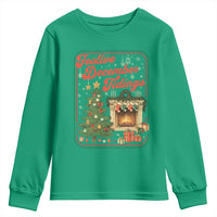 Funny Democrat Christmas Youth Sweatshirt Festive December Tiding Xmas Political Satire - Wonder Print Shop