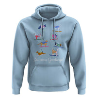 Funny Skiing Dog Hoodie Ski Sons Greetings Ski Winter Sport - Wonder Print Shop