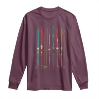 Vintage Skiblades Skiboards Skiing Ski Season Winter Sport Long Sleeve Shirt - Wonder Print Shop