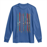 Vintage Skiblades Skiboards Skiing Ski Season Winter Sport Long Sleeve Shirt - Wonder Print Shop