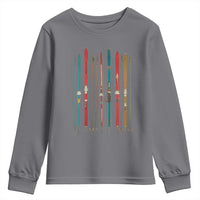 Vintage Skiblades Skiboards Skiing Ski Season Winter Sport Youth Sweatshirt - Wonder Print Shop