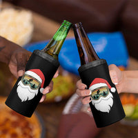 Funny Ski Christmas Winter Sport Skiing Santa Hat 4 in 1 Can Cooler Tumbler - Wonder Print Shop