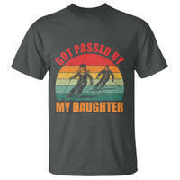 Funny Skiing Ski Dad T Shirt Got Passed By My Daughter Retro Vintage - Wonder Print Shop