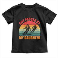 Funny Skiing Ski Dad Toddler T Shirt Got Passed By My Daughter Retro Vintage - Wonder Print Shop