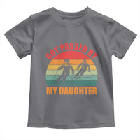Funny Skiing Ski Dad Toddler T Shirt Got Passed By My Daughter Retro Vintage - Wonder Print Shop
