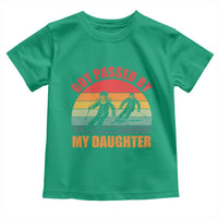 Funny Skiing Ski Dad Toddler T Shirt Got Passed By My Daughter Retro Vintage - Wonder Print Shop