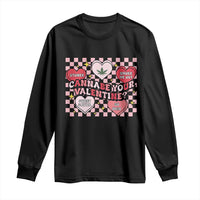 Funny Valentine's Day Weed Cannabis Marijuana Long Sleeve Shirt Cannabe Your Valentine Heart