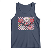 Funny Valentine's Day Weed Cannabis Marijuana Tank Top Cannabe Your Valentine Heart