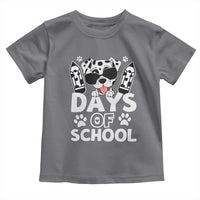 Funny 101 Days Of School Dalmatian Dog Toddler T Shirt 100th Day Of School