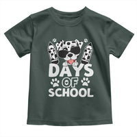 Funny 101 Days Of School Dalmatian Dog Toddler T Shirt 100th Day Of School