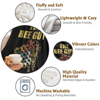 Funny Beekeeper Throw Blanket The Bee Guy Insect Animal Lover
