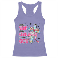 New Year New Challenges Same Great God Racerback Tank Top Christian New Year Eve - Wonder Print Shop