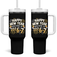 Funny 67 New Year Tumbler With Handle Happy New Year Welcome To 2026 7 - Wonder Print Shop