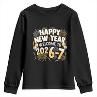 Funny 67 New Year Youth Sweatshirt Happy New Year Welcome To 2026 7 - Wonder Print Shop