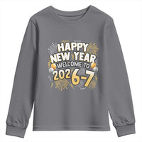 Funny 67 New Year Youth Sweatshirt Happy New Year Welcome To 2026 7 - Wonder Print Shop