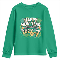 Funny 67 New Year Youth Sweatshirt Happy New Year Welcome To 2026 7 - Wonder Print Shop
