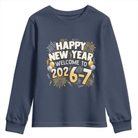 Funny 67 New Year Youth Sweatshirt Happy New Year Welcome To 2026 7 - Wonder Print Shop