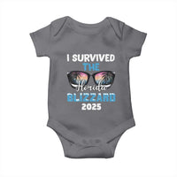 Funny I Survived The Florida Blizzarad Baby Onesie Snow Sunglasses